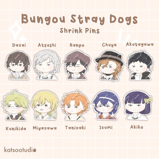 Bungou Stray Dogs Handmade Pins