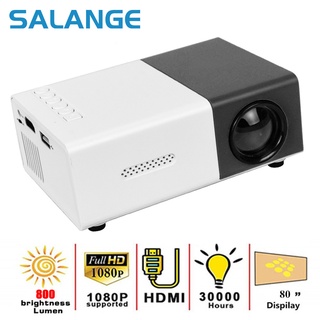Salange YG300 Pro LED Mini Projector Supports 1080P HDMI USB Audio Portable Home Media Video Player