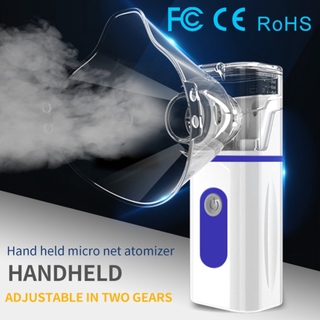 Medical Inhaler Rechargeable Ultrasonic Atomizer for Asthma Kids Adult Household PortablePortable Nebulizer Handheld Mesh Inhaler