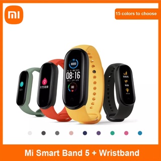 Xiaomi Mi Band 5 Global Version 9 Languages Smart Miband Screen Bracelet Heart Rate Fitness Traker