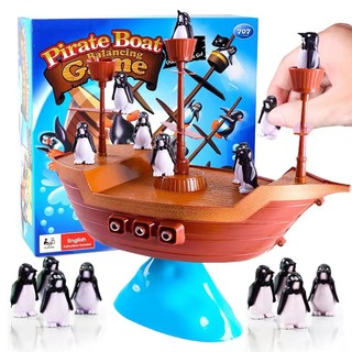 Don’t Rock The Boat Skill & Action Balancing Game Pirate Boat Toy Table Game for Party Children Kids