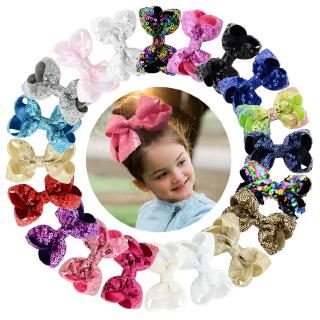 Baby Girl Sequined Bow Headband Sweet Glitter Hair Clip
