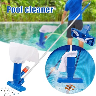 ❤ Pool Vacuum Cleaner with Brush Portable Mini Vacuum Cleaner Pool Cleaning Accessories with 5 Section Pole