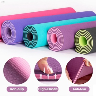 ✳□TPE Yoga mat 6mm/10mm Men And Women Fitness Mat Tasteless Beginners Yoga mat