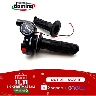 Domino Quick Throttle With Cable Compass Handle Grip Universal
