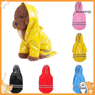 〖Vip〗Pet Dog Puppy Hooded Raincoat Waterproof Jacket Outdoor Costume Apparel Jumpsuit (1)