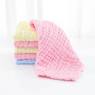 cheap Soft Face Towel 6 layer 30x30cm Gauze Muslin Layer Cotton Bibs Baby Wash Cloth Lampin