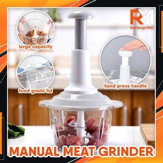 JPM Multi-Functional Manual Food Meat Grinder Vegetables Chopper Hand Press BlenderMixer 0.7/1.5/