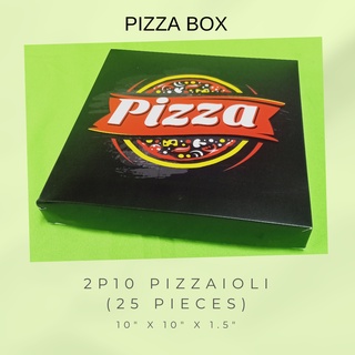 Pizza Box 10 x 10 x 1.5 inches by BADONG & BERTA (25 pieces) PB006