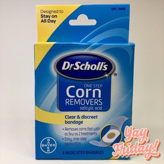 Dr. Scholl’s One Step Corn Removers with Salicylic Acid 6 Medicated Bandages