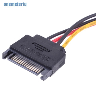【MET】SATA TO IDE Power Cable 15 Pin SATA Male to Molex IDE 4 Pin Female Cable Adapter
