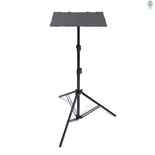 T160 Projector Tripod Stand Foldable Laptop Tripod Projector Bracket with Tripod Tray Multifunctional DJ Racks Projector Stand with Adjustable Height Perfect for Office Home Stage DVD Video Player Holder (1)