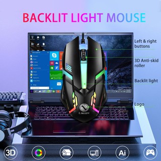 【Ready Stock】USB Wired Gaming Mouse High configuration With Backlight For PC & Laptop