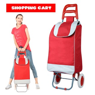 Lightweight and portable Shopping groceries foldable shopping cart handbag
