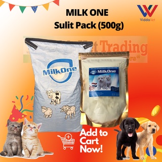 Milk One Goats Milk Replacer Sulit Pack 500 grams for pets puppies puppy cats dogs puppy milk dog mi