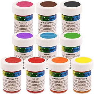 【Available】MPS - Chef Master Gel Food Colors 2 Colors/Set (1)