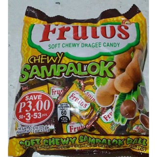 COLUMBIAS FRUTOS SOFT CHEWY DRAGEE CANDY CHEWY SAMPALOK 50s x175g