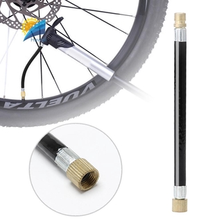 HW 1pc MTB Bike Tire Gas Valve Adapter Inflater Air Pump Extension Pipe Tube