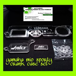 yamaha mio sporty acrylic crank case cover set w/ FREE LED strip!
