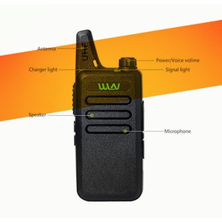 WLN KD-C1 Pocket Size Portable Mini Walkie Talkie Two Way Radio UHF 5W 16CHs Original (2)