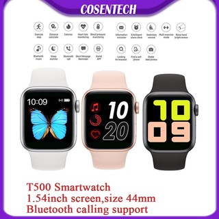 COSENTECH T500 Smartwatch Men Women Top Smart Watch Heart Rate Monitor Whatsapp Message Reminder Sports Activity Tacker for IOS Android VS T5