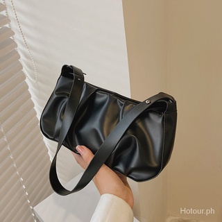 Special-Interest Design Small Bag for Women Summer2021New Trendy High-Grade Messenger Bag Versatile Pleated Shoulder Underarm Bag