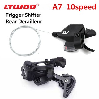 LTWOO A7 10 Speed Rear Derailleur+Trigger Right Shifter lever for MTB Mountain Bike