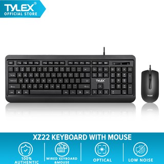 Tylex XZ22 Keyboard and Mouse Combo for Home & Office PC Desktop Laptop
