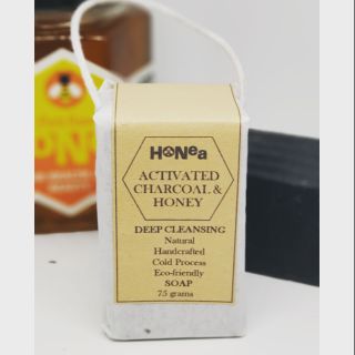 HoNea Activated Charcoal and Honey Natural Soap
