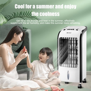 Wa Air conditioning fan portable desktop cooling fan household mobile humidification air purifier (5)