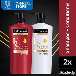 ✔Tresemme Keratin Smooth Shampoo and Conditioner 620ml