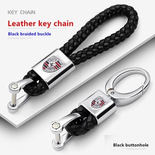 Porsche keychain cayenne keychain macan paramella kaman 911 leather car key chain