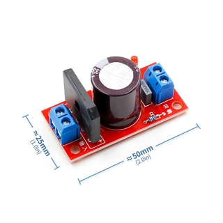 Rectifier Filter Power Board 3A 8A Rectifier with Red LED Indicator AC Single Power to DC Single Source Board
