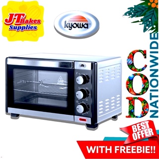 KYOWA Electric Oven 60 Liters Stainless Body KW-3338 With Freebie