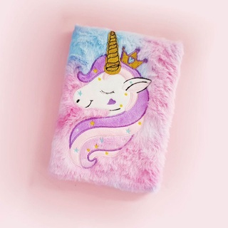 Unicorn Fur Notebook Plush