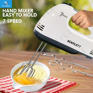 Scarlett Super Hand Mixer 7-speed Lightweight Hand Mixer HE-133
