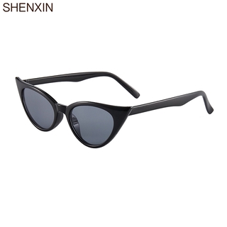SHENXIN Fashion Korean Retro Sunglasses Sunglasses Trendy Net Red Small Frame Cat Eye Sunglasses