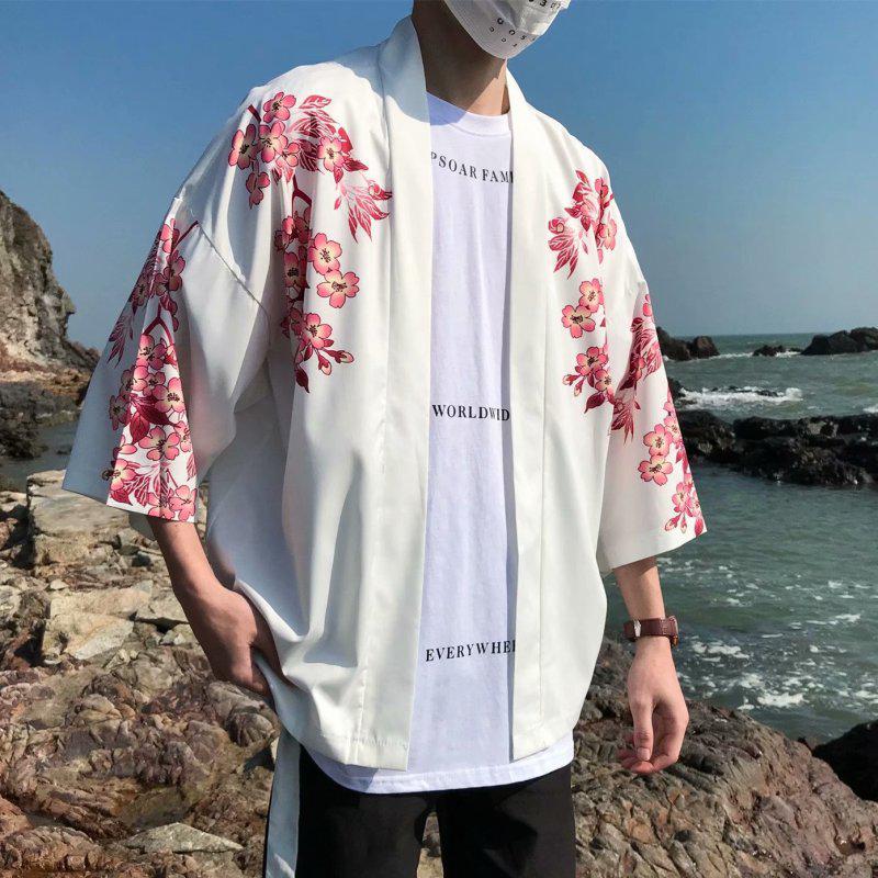 Japanese Kimono Shirt Men (3)