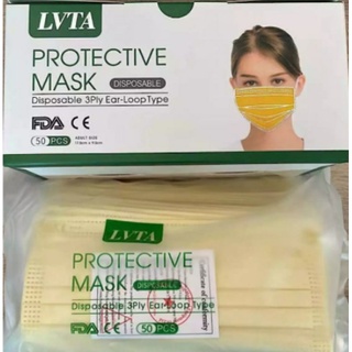 LVTA Disposable Face Masks 3ply 50 pcs.