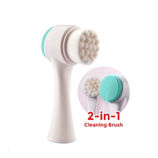 3D Silicone Double-Sided Facial Cleansing Brush