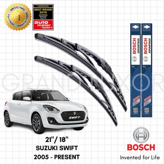 Bosch ADVANTAGE Wiper Blade Set for Suzuki SWIFT 2005 - PRESENT (21 / 18 )