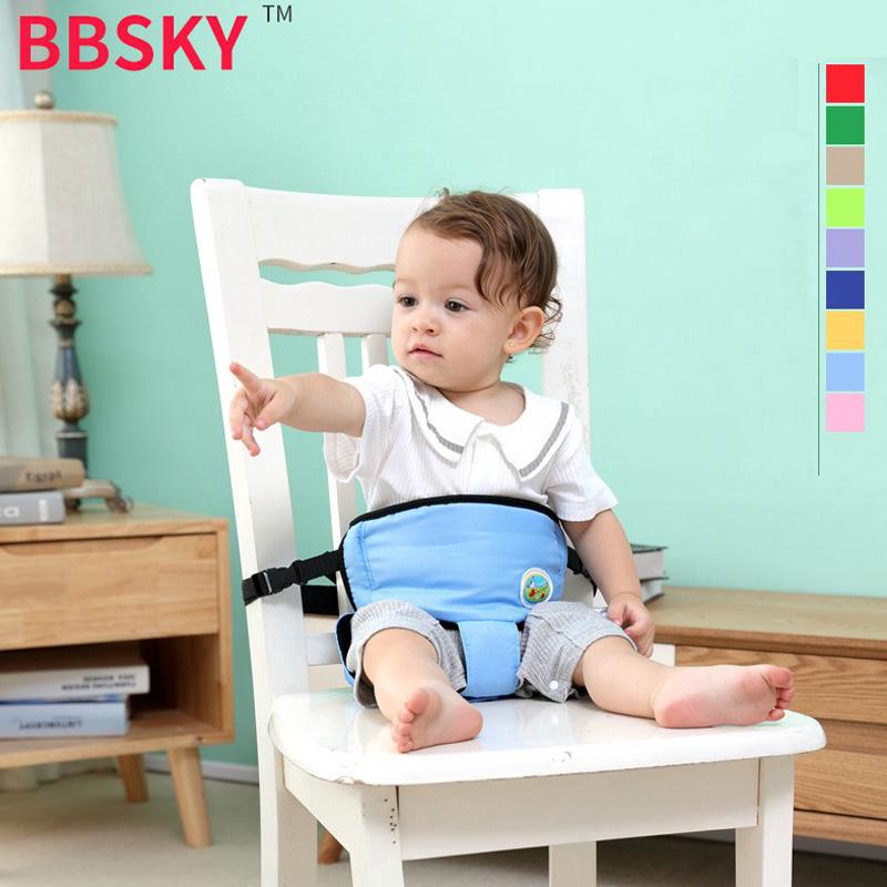 Portable Safety Infant Baby Feeding Chair Waistband Fall Protection