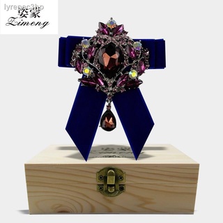 ❀▽Bow tie men s formal dress wedding tie flower bridegroom wedding Korean version British purple gem