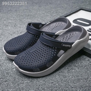 ✢◆☏Chau Mashi slippers men s summer tide men s hole shoes non-slip soft bottom outer wear beach shoe