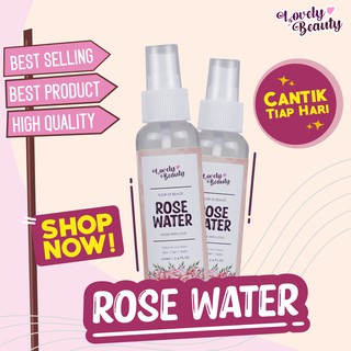 Lariss!! Original Lovely Beauty Rose Water - 100% Pure Rose Water Rose 100ml (1)