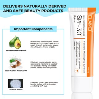 Aliver Sunscreen For Facial Body Sunscreen Whitening Cream Skin Protectant Anti-Aging Oil-Control (5)