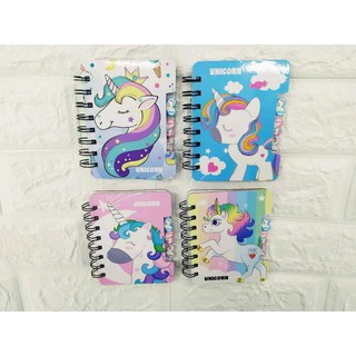 unicorn A6 size mini notebook