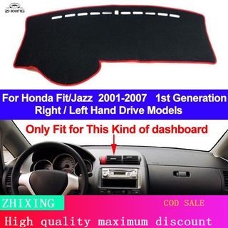 Zhixing Car Auto Dashboard Cover Dashmat Pad Carpet Dash Mat Cushion For Honda Fit Jazz 2001 2002 2003 2004 2005 2006 2007 Car Styling