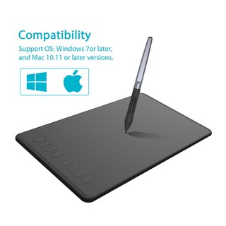 HUION H950P Slim Compact 5080LPI 8192 Levels Drawing Graphics Tablet 79IxA