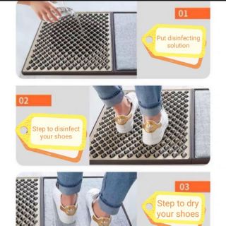 3D Sanitizing Foot Bath Mat with Tray